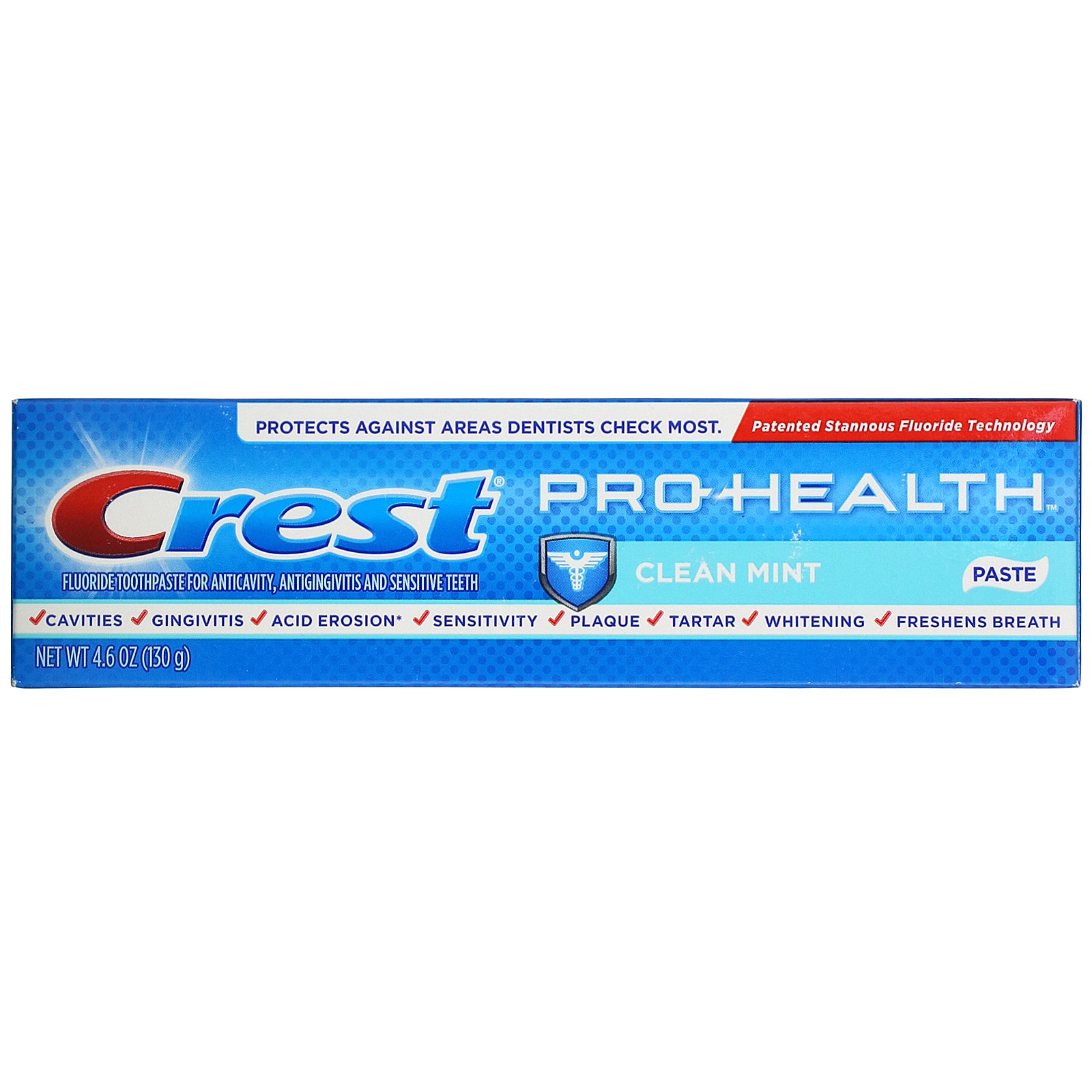 Comprar Crest, Pro Health, Toothpaste, Clean Mint, 4.6 oz (130 g) - Imagem 2