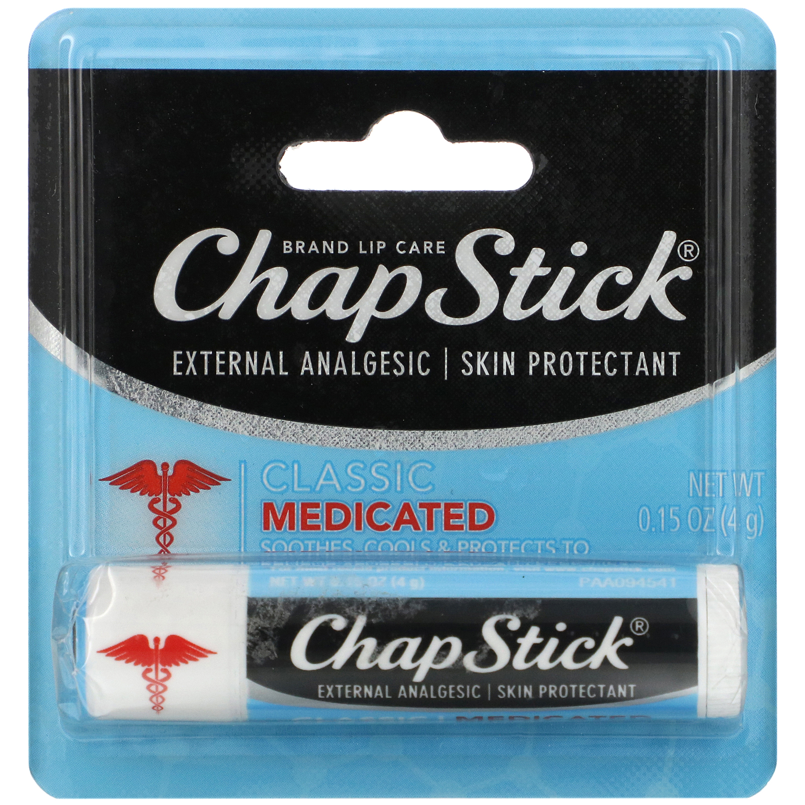 Comprar Chapstick, Protetor labial para proteção da pele, Classic Medicated, 4 g - Imagem 2