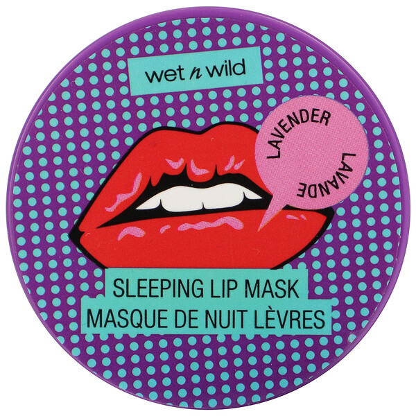 Comprar Wet n Wild, Perfect Pout Sleeping Lip Mask, Lavender, 0.21 oz (6 g)