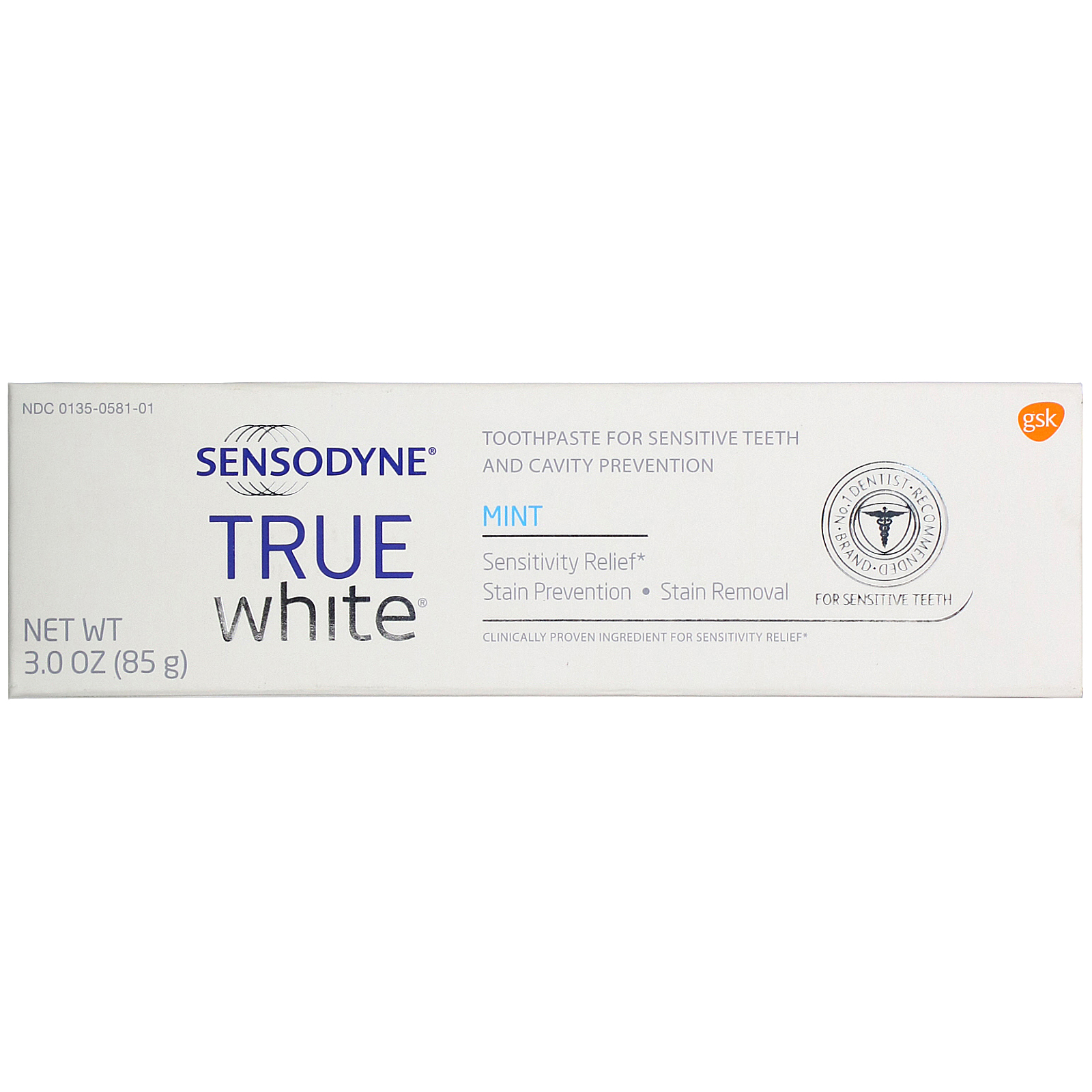 Comprar Sensodyne, True White Toothpaste, Mint, 3.0 oz (85 g) - Imagem 2