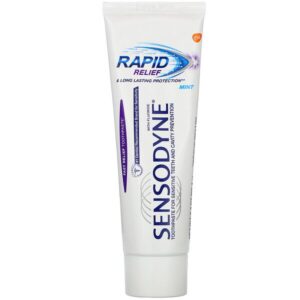 Comprar Sensodyne, Creme dental de rápido alívio com flúor, menta, 96,4 g