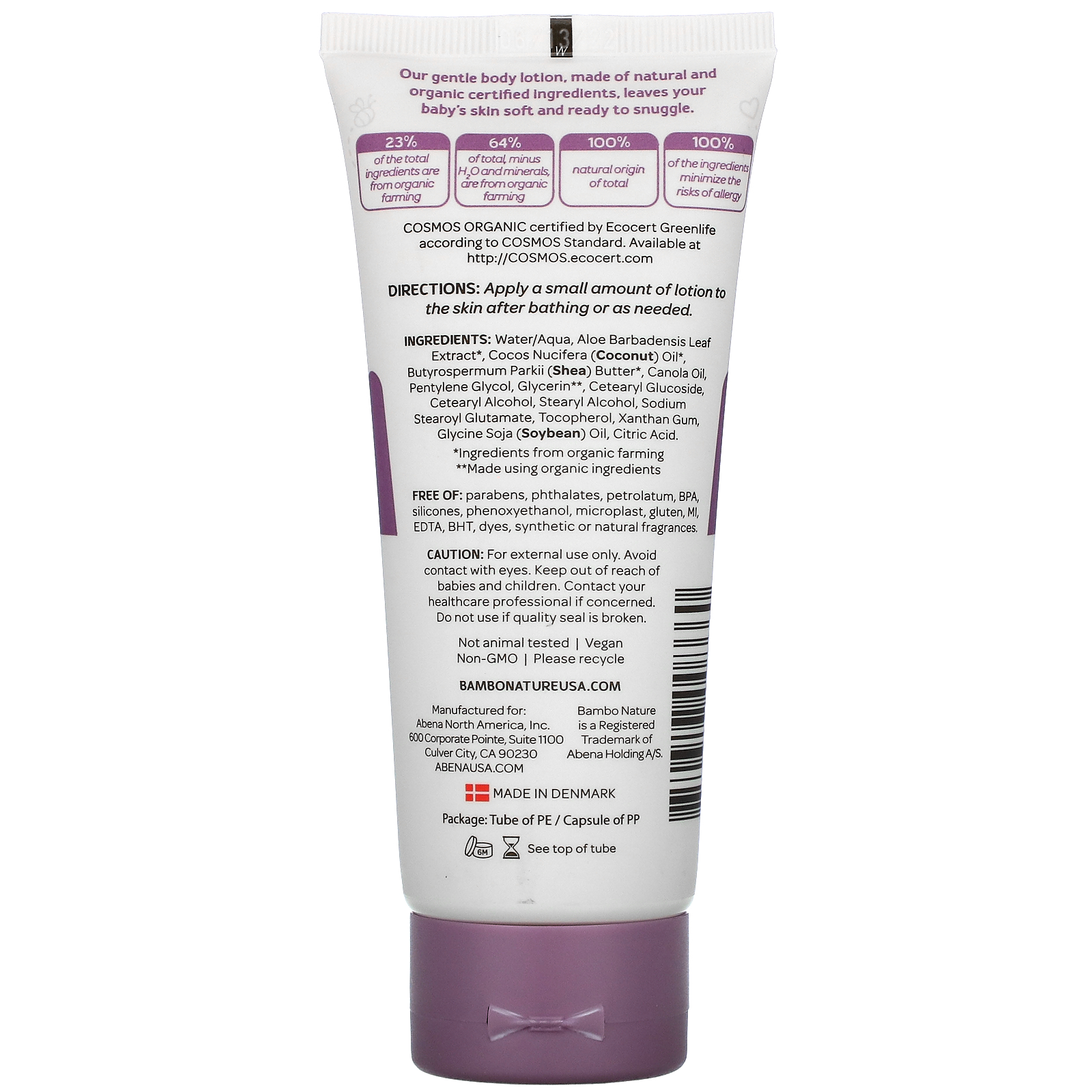 Comprar Bambo Nature, Snuggle Time Body Lotion, 3.4 fl oz (100 ml) - Imagem 2