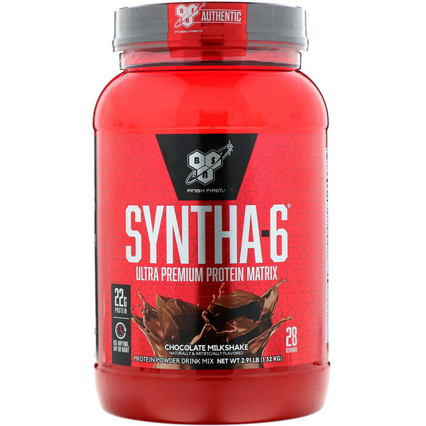 Comprar BSN, Syntha-6, Ultra Premium Protein Matrix, Chocolate Milkshake, 1,32 kg (2,91 lbs)