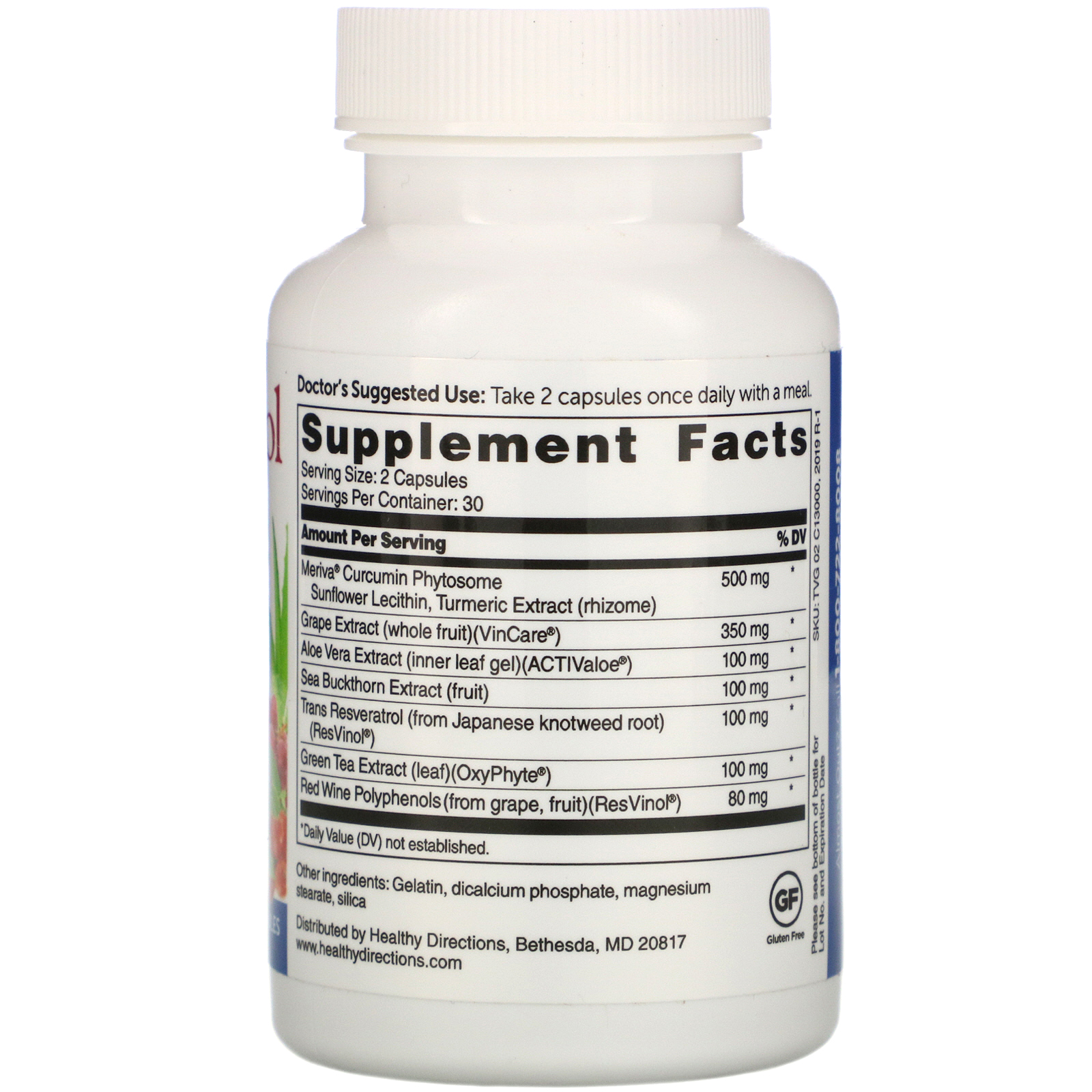 Comprar Dr. Whitaker, Triveratrol Gold, 60 Capsules - Imagem 2