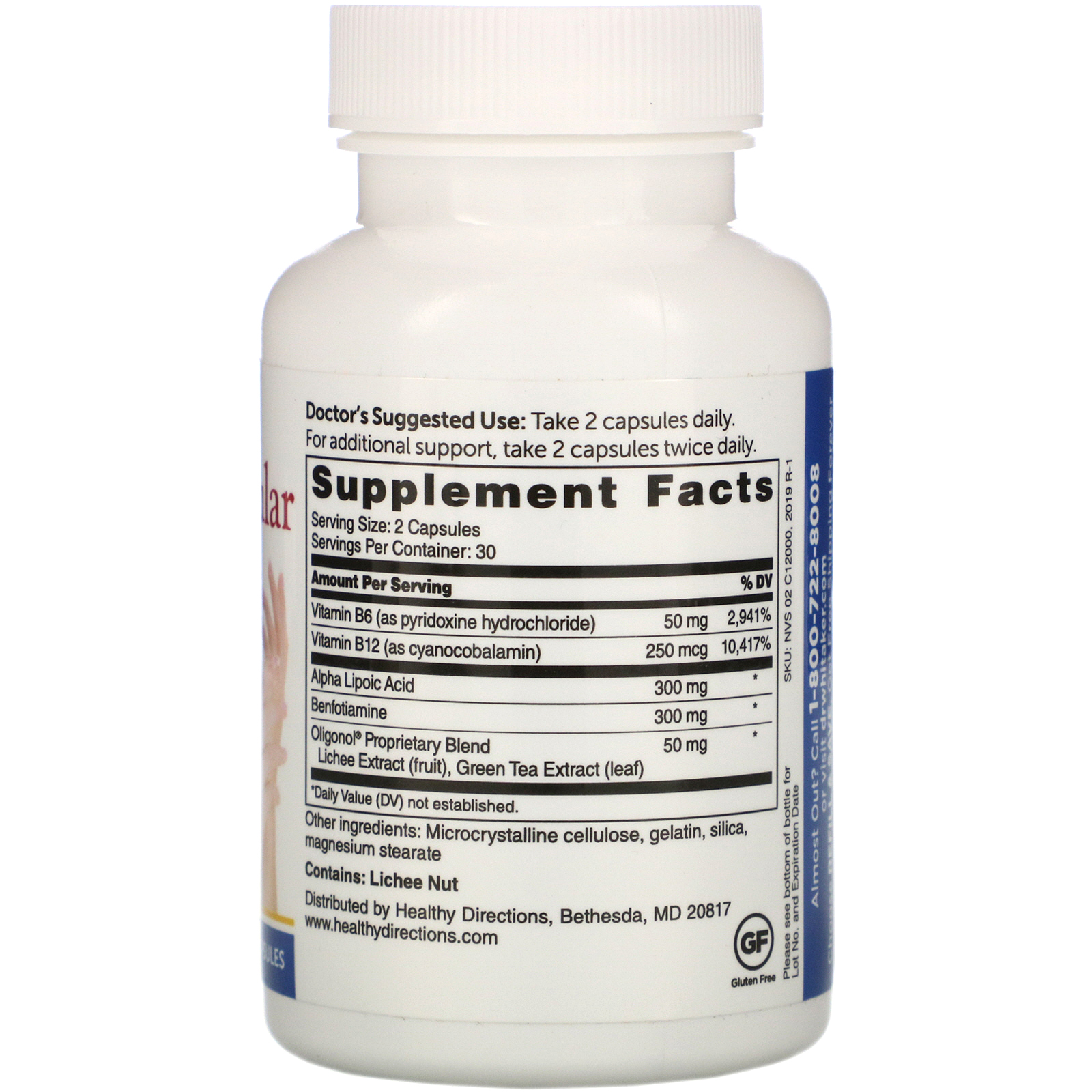 Comprar Dr. Whitaker, Complete Neurovascular Support, 60 Capsules - Imagem 2