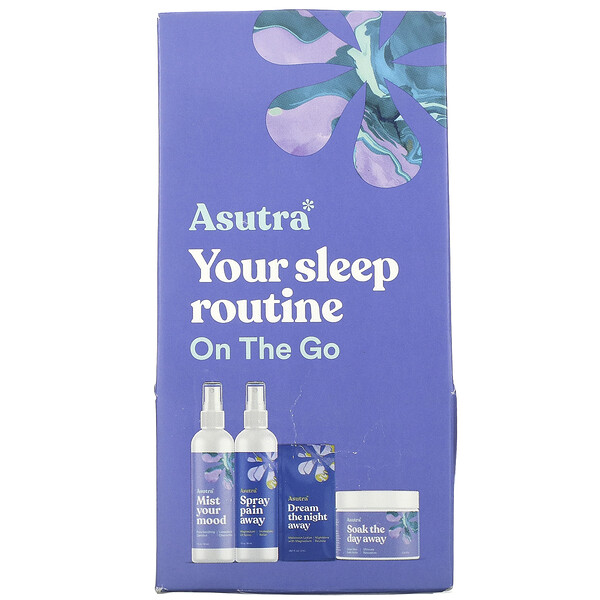 Comprar Asutra, You Sleep Routine On The Go, Travel Set, 4 Piece Set