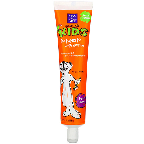 Comprar Kiss My Face, Obsessively Kids, Toothpaste, Berry Smart, 4 oz (113 g)