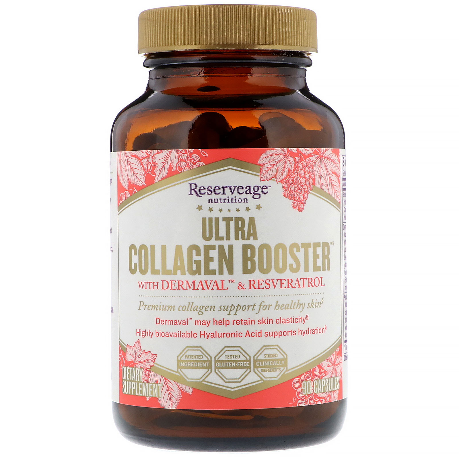 Comprar ReserveAge Nutrition, Ultra Impulsionador de Colágeno, 90 Cápsulas - Imagem 3