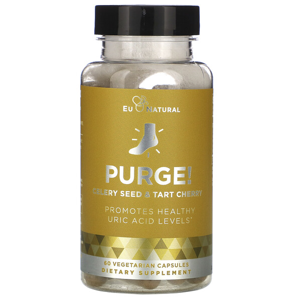 Comprar Eu Natural, PURGE!, Celery Seed & Tart Cherry, 60 Vegetarian Capsules